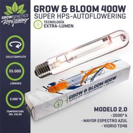 Ampolleta Grow & Bloom 400 wts Grow Genetics